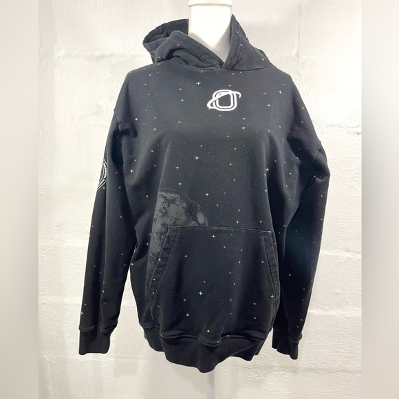 OVERTIME HOODED STAR AND MOON SWEATSHIRT (185) - Picture 1 of 16